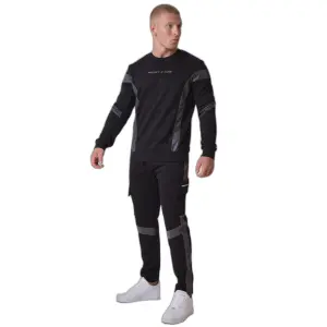 Sweatshirt col rond empiècement réfléchissant Project X Paris image-1