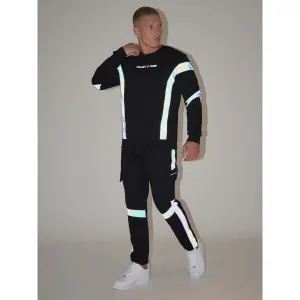 Sweatshirt col rond empiècement réfléchissant Project X Paris image-2