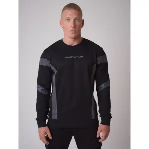 Sweatshirt col rond empiècement réfléchissant Project X Paris image-3