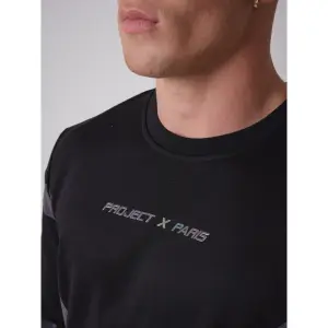 Sweatshirt col rond empiècement réfléchissant Project X Paris image-5