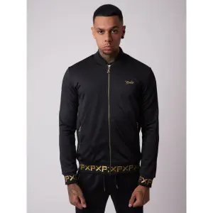 Jakke med teddykrave og guldbogstaver Project X Paris