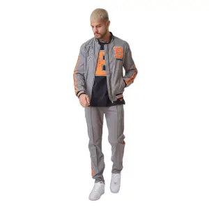 Casaco com gola de peluche estilo basebol "Baba collab Project X Paris image-1