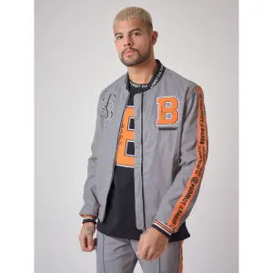 Casaco com gola de peluche estilo basebol "Baba collab Project X Paris image-2