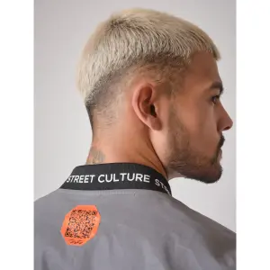 Casaco com gola de peluche estilo basebol "Baba collab Project X Paris image-5