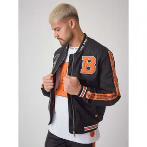 Casaco com gola de peluche estilo basebol "Baba collab Project X Paris image-3