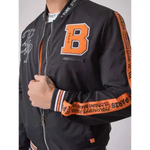 Casaco com gola de peluche estilo basebol "Baba collab Project X Paris image-6