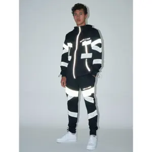 Cazadora biker reflectante de longitud media Project X Paris image-5