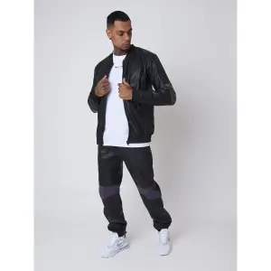 Calças de jogging em imitação de couro Project X Paris image-3