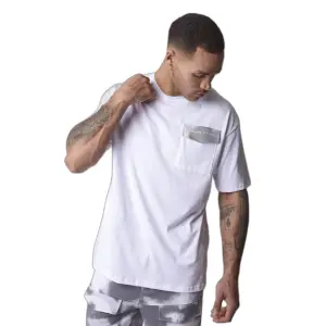 T-shirt folgada com bolso com aba Project X Paris image-1