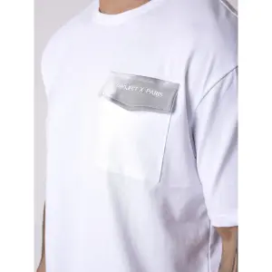 T-shirt folgada com bolso com aba Project X Paris image-4