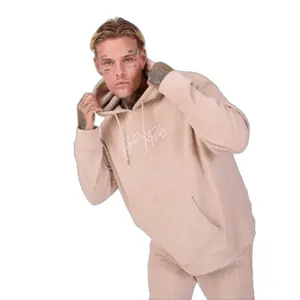 Einfarbiger Kabelsalat Hoodie mit Stickerei Project X Paris image-2