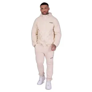 Bimateriële joggingsbroek met ronde quilt. Project X Paris image-0