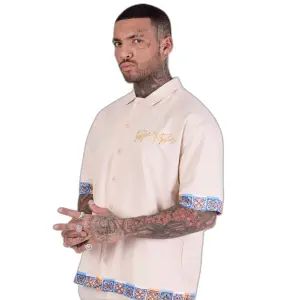 Shirt met "azulejos" patroon Project X Paris image-2