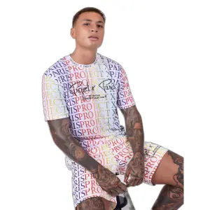 T-shirt met logo met regenboogverloop Project X Paris image-0