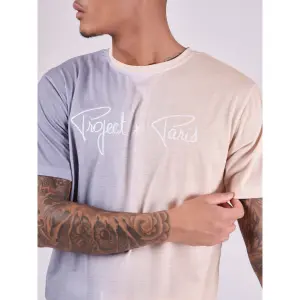 T-shirt de dois tons de gradiente Project X Paris image-5