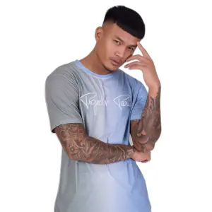 T-shirt med tvåfärgad gradient Project X Paris image-3