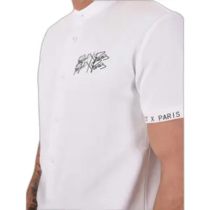 Chemise col mao Project X Paris Style maille image-4