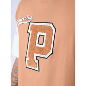 Tweekleurig T-shirt in universitaire stijl Project X Paris image-5