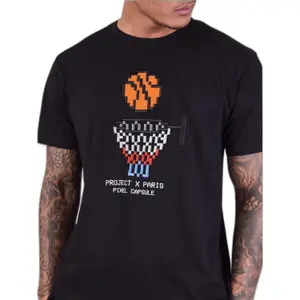 T-shirt design basketball pixel Project X Paris image-5