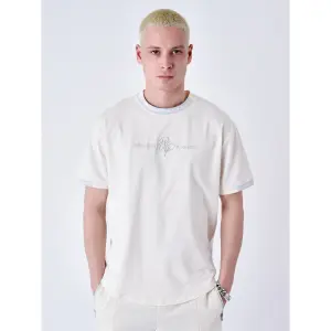 T-shirt with contrasting logo band Project X Paris image-2