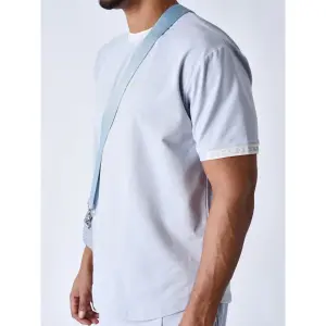 T-shirt with contrasting logo band Project X Paris image-4