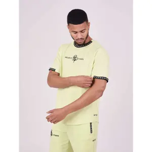 T-shirt z kontrastowymi paskami Project X Paris Logotée image-2