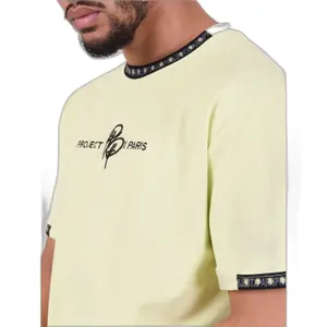 T-shirt z kontrastowymi paskami Project X Paris Logotée image-5