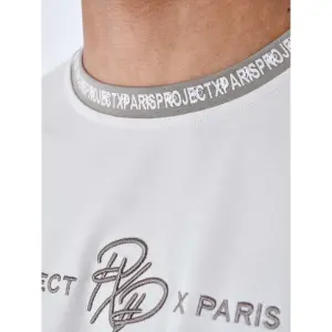 Plain t-shirt with logo band Project X Paris image-6