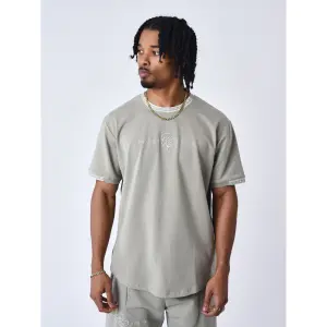 T-shirt with contrasting logo band Project X Paris image-1