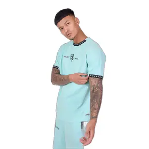 T-shirt z kontrastowymi paskami Project X Paris Logotée image-1