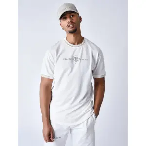 T-shirt with contrasting logo band Project X Paris image-4