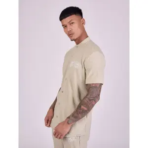 Chemise manches courtes col mao Project X Paris image-3