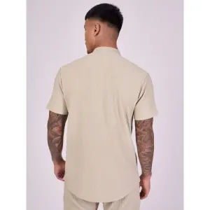 Chemise manches courtes col mao Project X Paris image-4