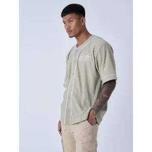 Chemise manches courtes style maillot baseball Project X Paris image-4