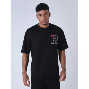 Romantisches T-Shirt mit Blume Project X Paris image-1