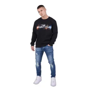 Sweatshirt col rond avec logo Project X Paris image-1