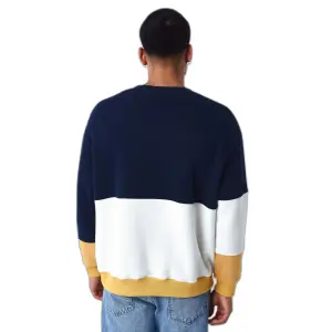 Svetr s kulatým výstřihem z pleteniny Project X Paris Colorblock image-3