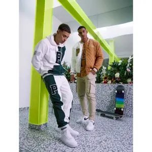 Pantaloni da jogging universitari con bande a contrasto Project X Paris image-3