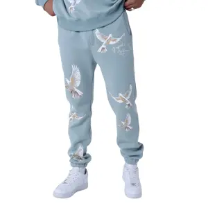 Pantaloni della tuta con motivo di colombe Project X Paris Loose image-0