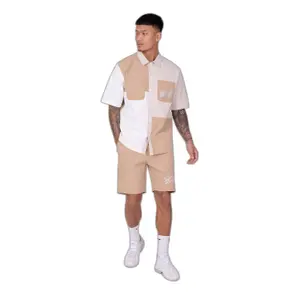 Short uni avec broderie double logo Project X Paris image-1