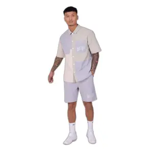 Short uni avec broderie double logo Project X Paris image-1