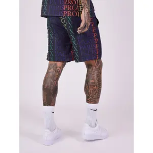 Shorts met regenboog gradiënt logo Project X Paris image-3