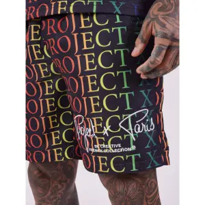 Shorts met regenboog gradiënt logo Project X Paris image-4