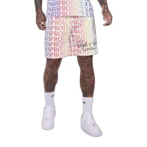 Shorts met regenboog gradiënt logo Project X Paris image-0