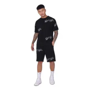 Short style maille imprimé logo Project X Paris Soft image-1