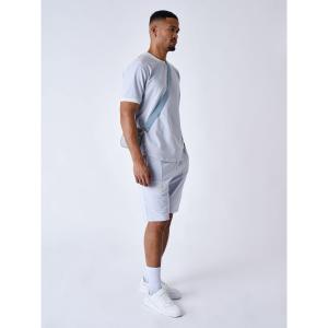 Short avec bande contrastée logotée Project X Paris image-2