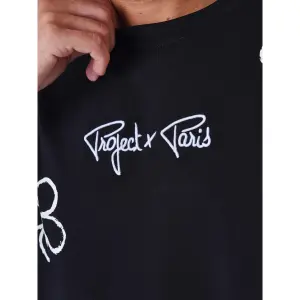 T-shirt med blomstret skitseprint Project X Paris image-5