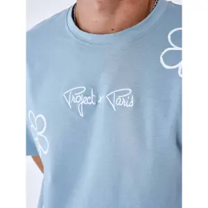 T-shirt med blomstret skitseprint Project X Paris image-5