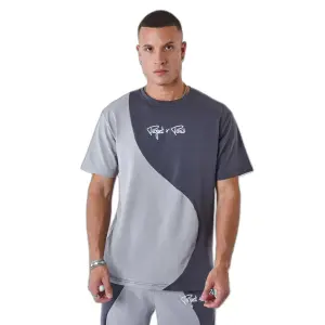 Tweekleurig golf T-shirt Project X Paris image-1