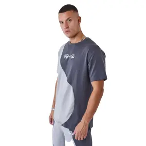 Tweekleurig golf T-shirt Project X Paris image-3